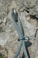 Hook for rock climbing photo