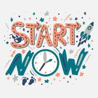 Success Secret - Start Now vector