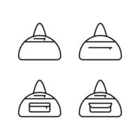 Travel bag, Vector illustration eps.10