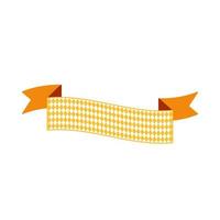 Oktoberfest simple ribbon for banner and headline vector