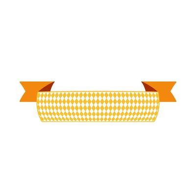 Oktoberfest simple ribbon for banner and headline