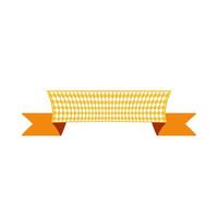 Ribbon banner with copyspace color illustration vector