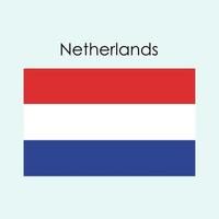 icono de la bandera nacional holanda vector