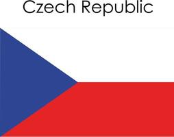 national flag icon czech republic vector