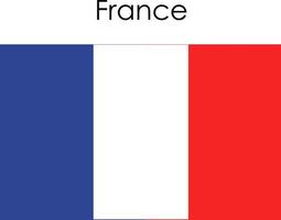 national flag icon france vector