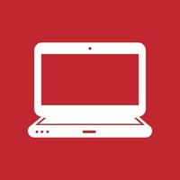 vector icon laptop