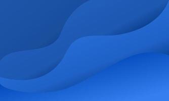 abstract waving blue color gradient for banner and background vector