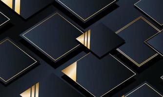 3d luxury navy geometric square background. vector