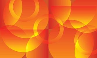 Abstract orange circle overlapping layer background. vector