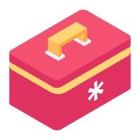 A vector of healthcare kit, isometric icon