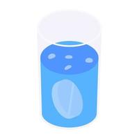 Trendy editable vector of chemical bottle, editable icon