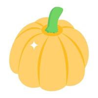 A trendy design icon of pumpkin vector