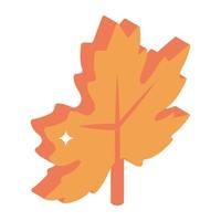 Maple leaf icon in trendy design vector