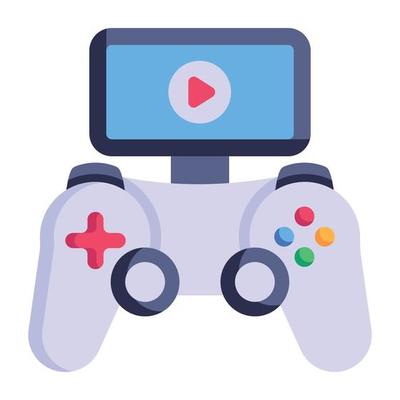 Download premium flat icon of game