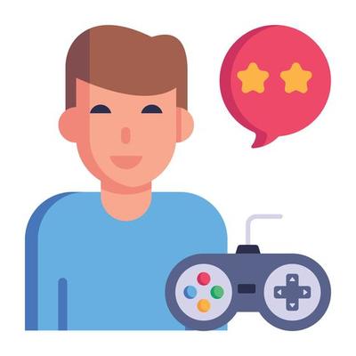 Download premium flat icon of game