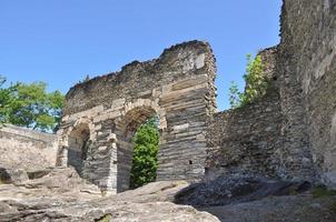 Roman aqueduct in Susa photo
