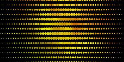 Dark Green, Yellow vector texture with disks.