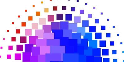 Light Multicolor vector background with rectangles.