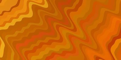 Light Orange vector template with curves.