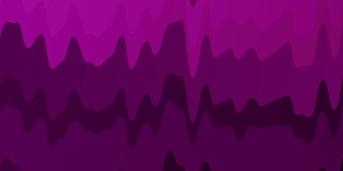 Light Pink vector pattern with curved lines.