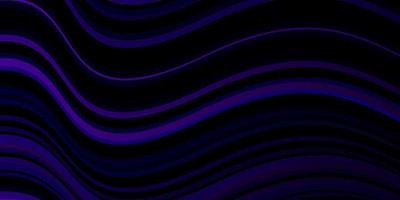 Dark Pink, Blue vector background with curves.