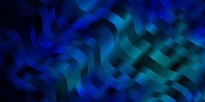 Dark BLUE vector background with lines.