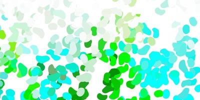 Light blue, yellow vector template with abstract forms.