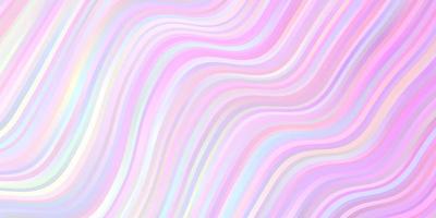 Light Purple, Pink vector texture with curves.