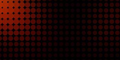 Dark Red vector backdrop with dots.