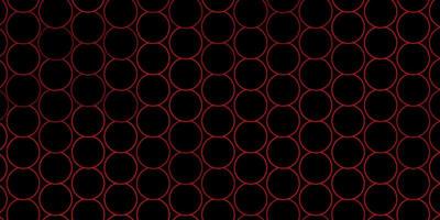 Telón de fondo de vector rojo oscuro con puntos.