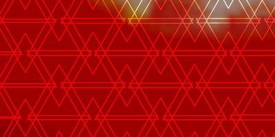 Light Red vector layout with lines, triangles.