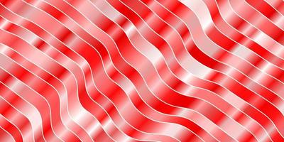 Light Red vector template with curves.