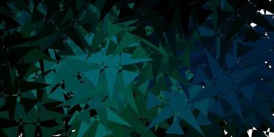 Dark Green vector pattern with abstract shapes.