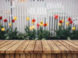 Wood Table Backrgound photo