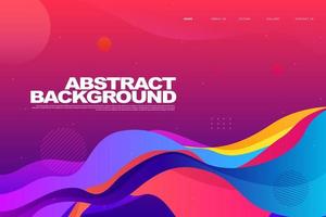 Vector Abstract colorful shapes background. Creative illustration for poster, web, landing, page, cover, ad, greeting, card, promotion.