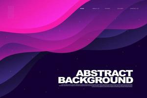 Vector Abstract background style banner design with Gradient liquid colors. Creative illustration for poster, web, landing, page, cover, ad, greeting, card, promotion.