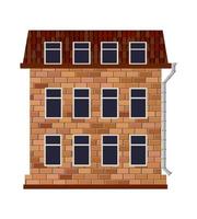 Illustration of a house building vector