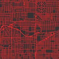 paisaje de la ciudad repitiendo patrones sin fisuras vector