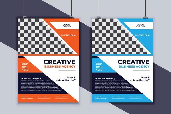 Business Flyer Design Vector Template. Creative Business Flyer Design. Modern Layout Design. Corporate Business Cover Design