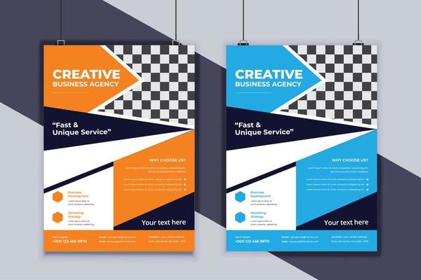 Business Flyer Design Vector Template. Creative Business Flyer Design. Modern Layout Design. Corporate Business Cover Design