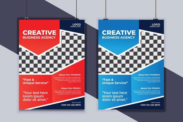 Business Flyer Design Vector Template. Creative Business Flyer Design. Modern Layout Design. Corporate Business Cover Design