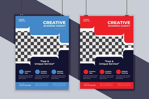 Business Flyer Design Vector Template. Creative Business Flyer Design. Modern Layout Design. Corporate Business Cover Design