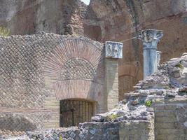 Villa Adriano ruins in Tivoli photo