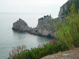 Sperlonga coast in Gaeta, Italy photo