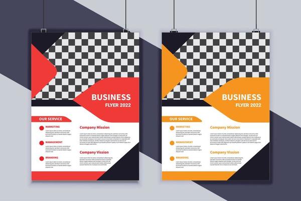 Business Flyer Design Vector Template. Creative Business Flyer Design. Modern Layout Design. Corporate Business Cover Design