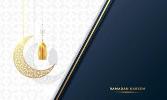 ramadan kareem arabic calligraphy background vector illustration