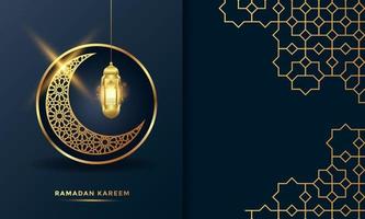 ramadan kareem arabic calligraphy background vector illustration