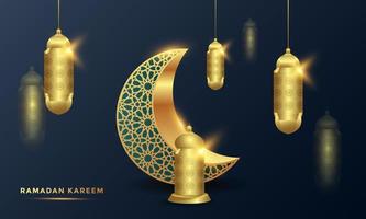 ramadan kareem arabic calligraphy background vector illustration