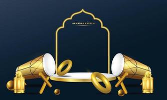 ramadan kareem  background vector illustration