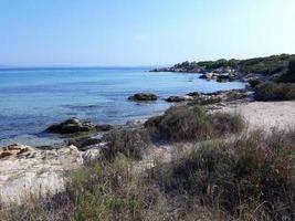 playa vourvourou karidi en calcidica foto